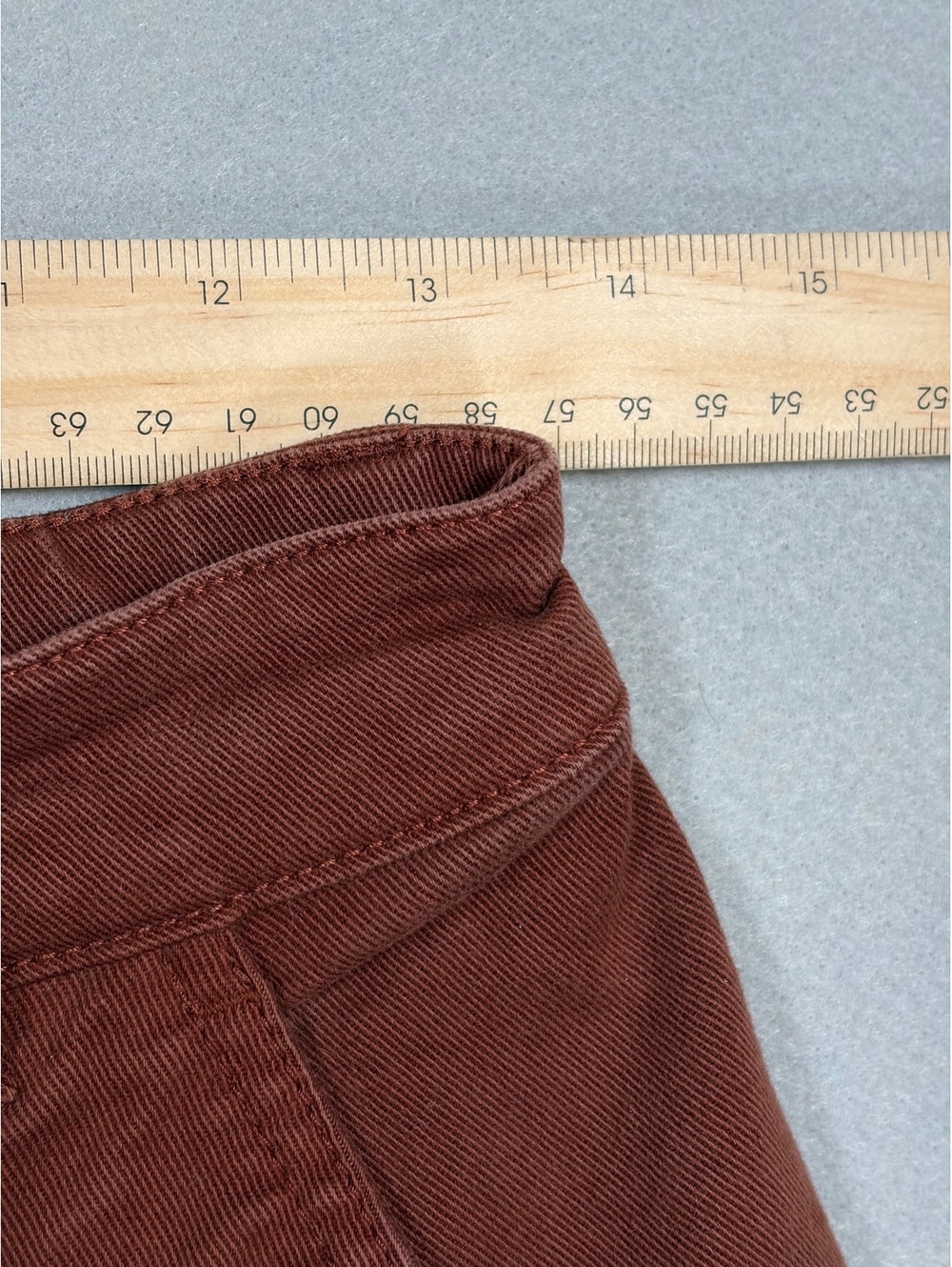 Everlane The Utility Barrel Pant Rosewood Rust Brown Size 4 Fall Viral High Rise - Picture 9 of 12